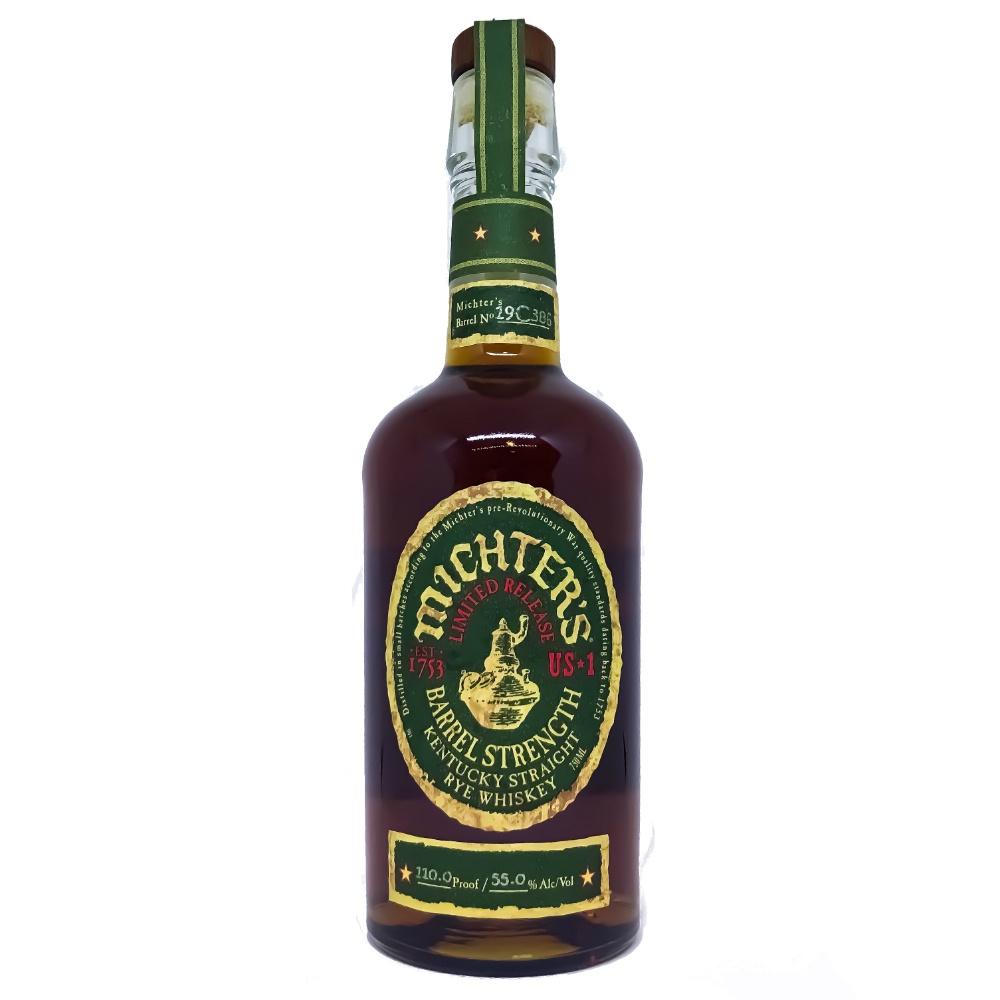 Michter's Barrel Strength 2023 Kentucky Rye Whiskey - Bottle Engraving