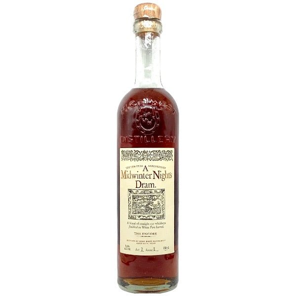 Midwinter Night's Dram The Encore Act 1 - Bottle Engraving