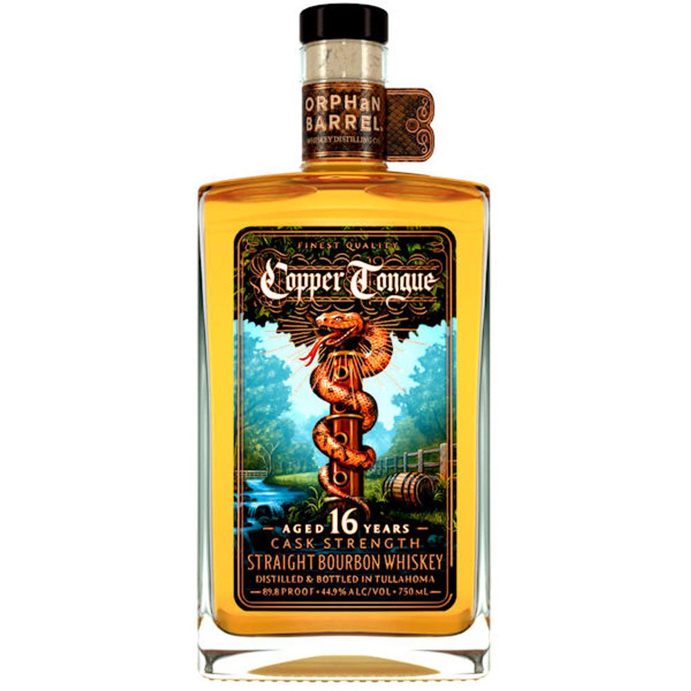 Orphan Barrel Copper Tongue 16-year-straight Bourbon Whiskey - Bottle Engraving