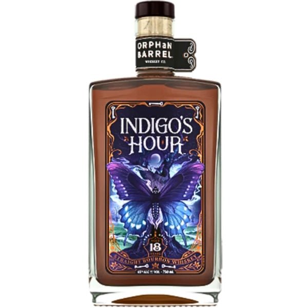 Orphan Barrel Indigo’s Hour 18 Year Straight Bourbon Whiskey - Bottle Engraving
