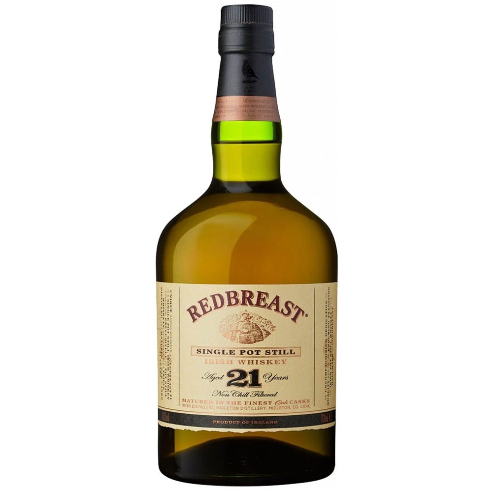 Redbreast 21 Year Old Single Pot Still Irish Whiskey - Bottle Engraving