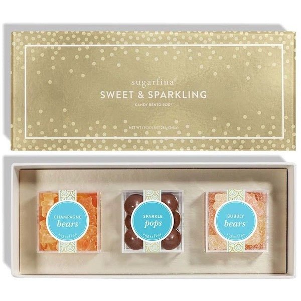 Sugarfina Sweet & Sparkling Candy Bento Box - 3 Piece - Bottle Engraving