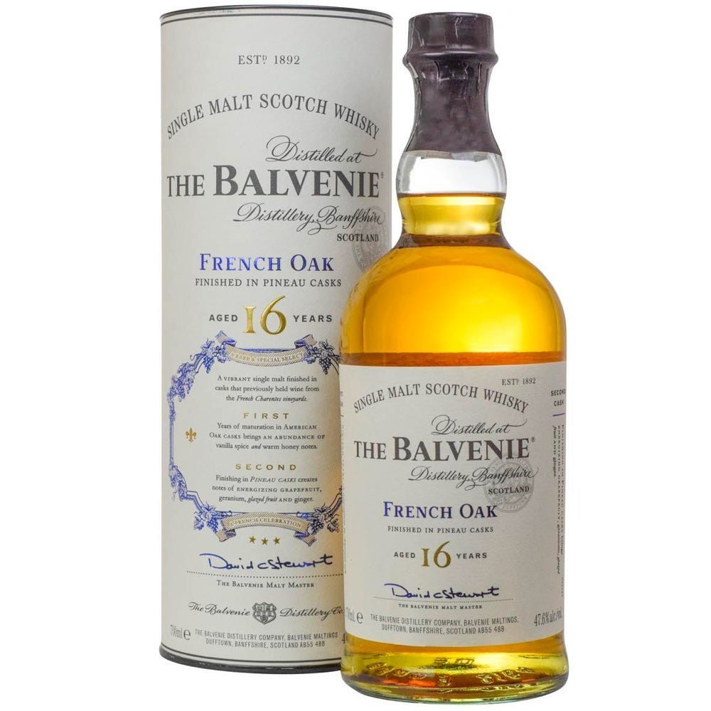 The Balvenie 16 Year French Oak Scotch Whisky - Bottle Engraving