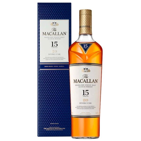 The Macallan 15 Year Double Cask Single Malt Scotch - Bottle Engraving