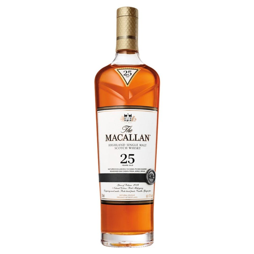 The Macallan 25 Year Highland Single Malt Scotch Whisky - Bottle Engraving