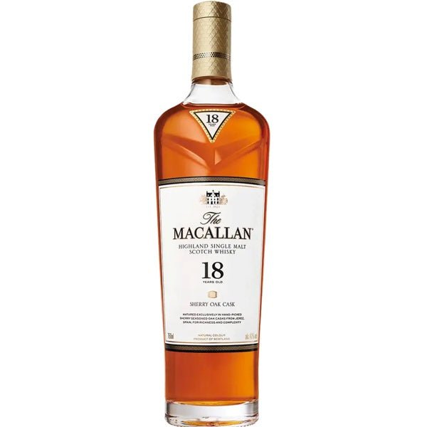 The Macallan Sherry Oak Cask 18 Year Single Malt Scotch Whisky - Bottle Engraving