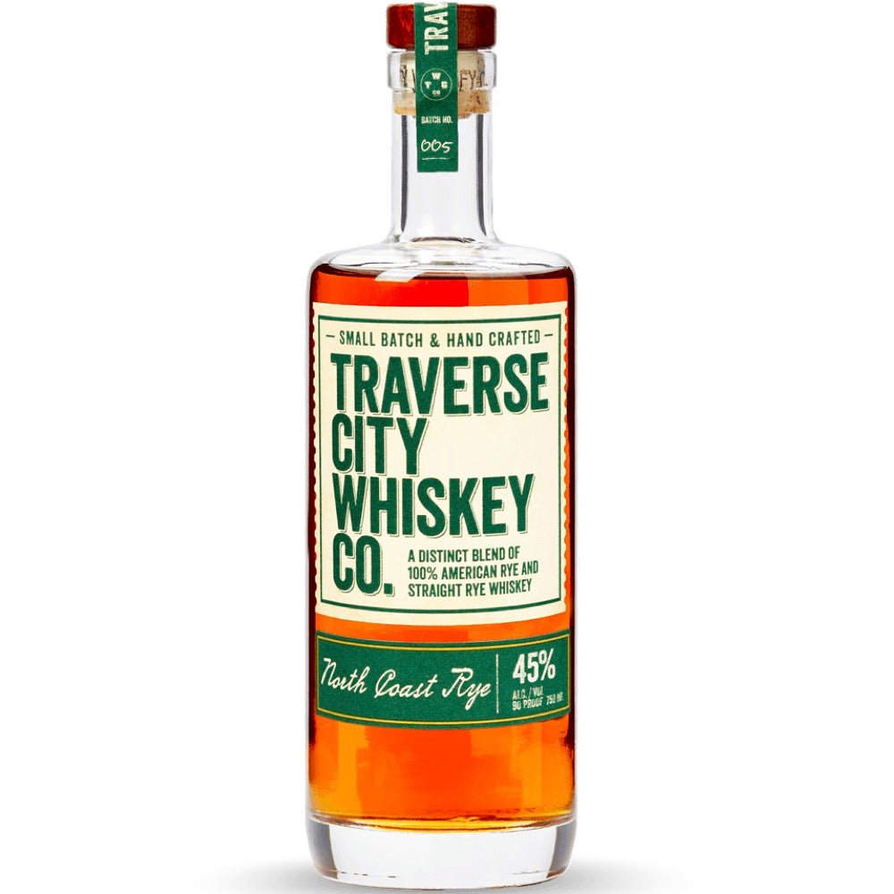 Traverse City North Coast Rye Whiskey - Bottle Engraving
