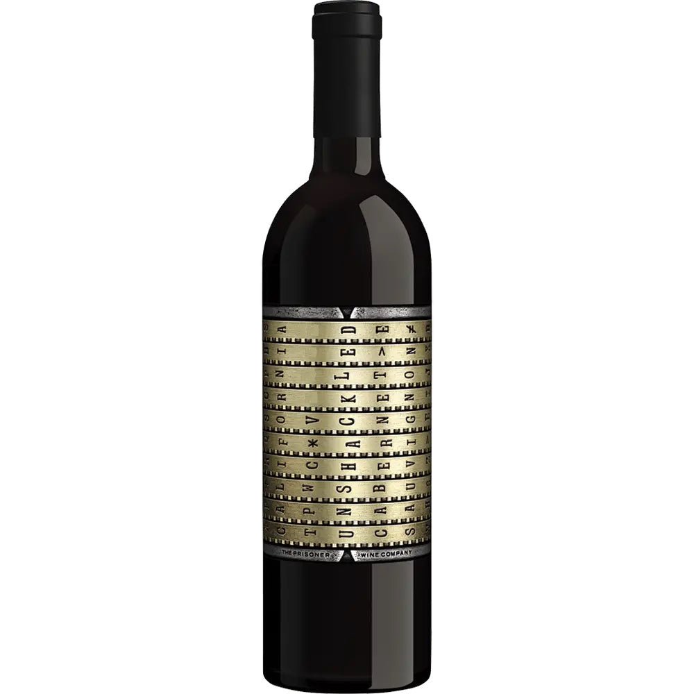 Unshackled by The Prisoner Cabernet Sauvignon California - Bottle Engraving