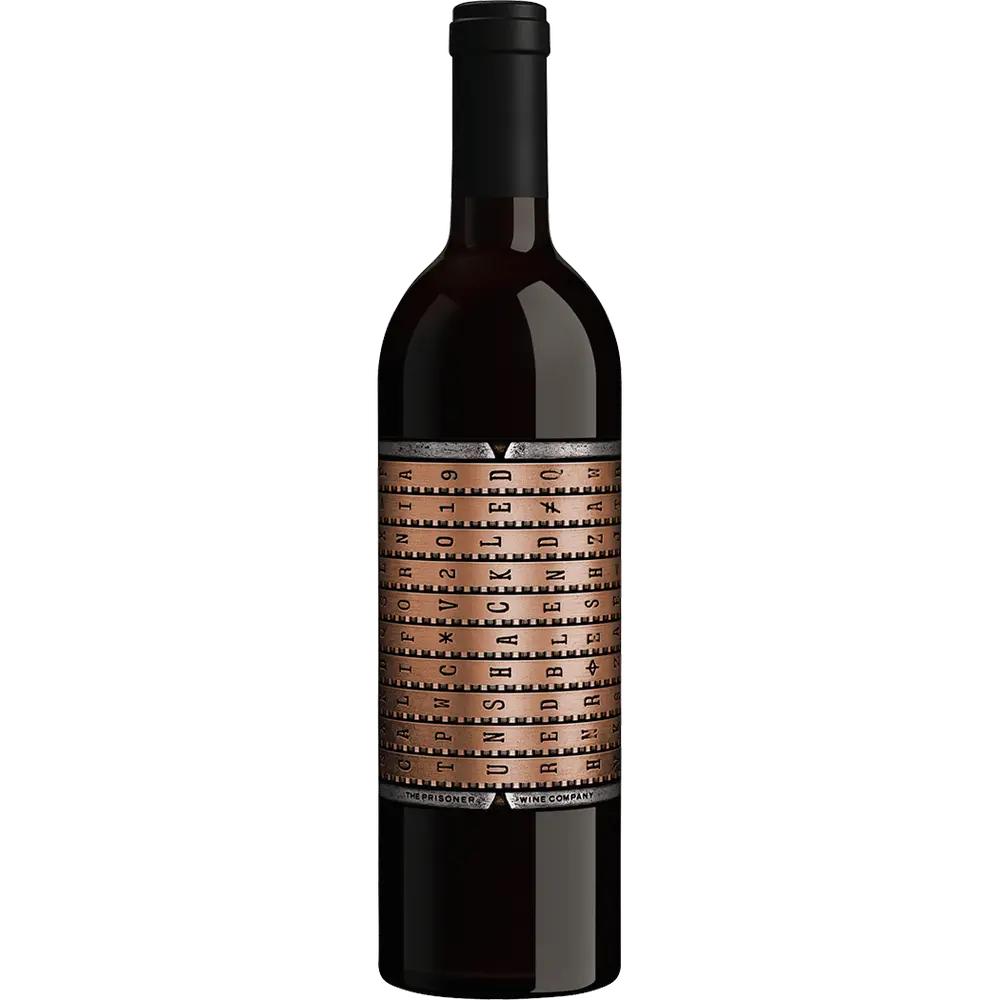 Unshackled by The Prisoner Red Blend - Bottle Engraving