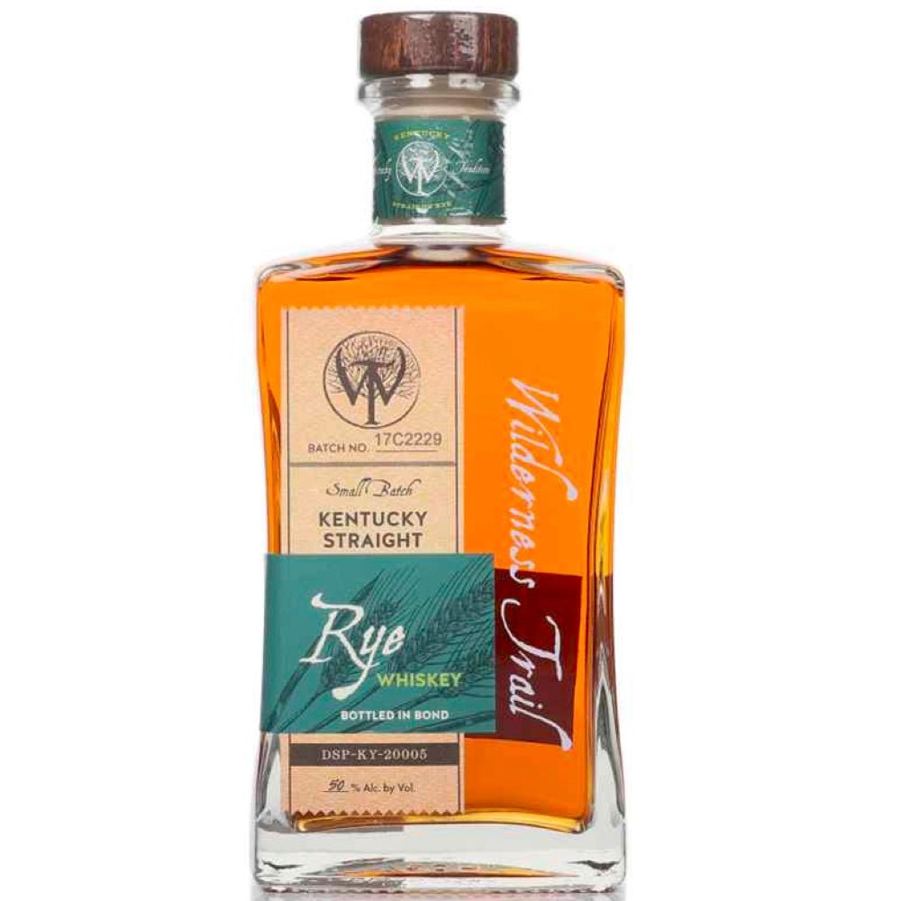 Wilderness Trail Small Batch Bottled in Bond Rye Whiskey - Bottle Engraving