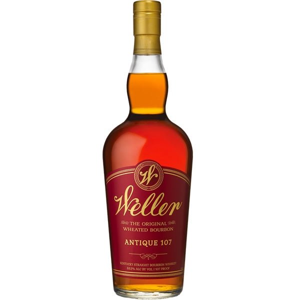 W.L. Weller Antique 107 Straight Bourbon Whiskey - Bottle Engraving