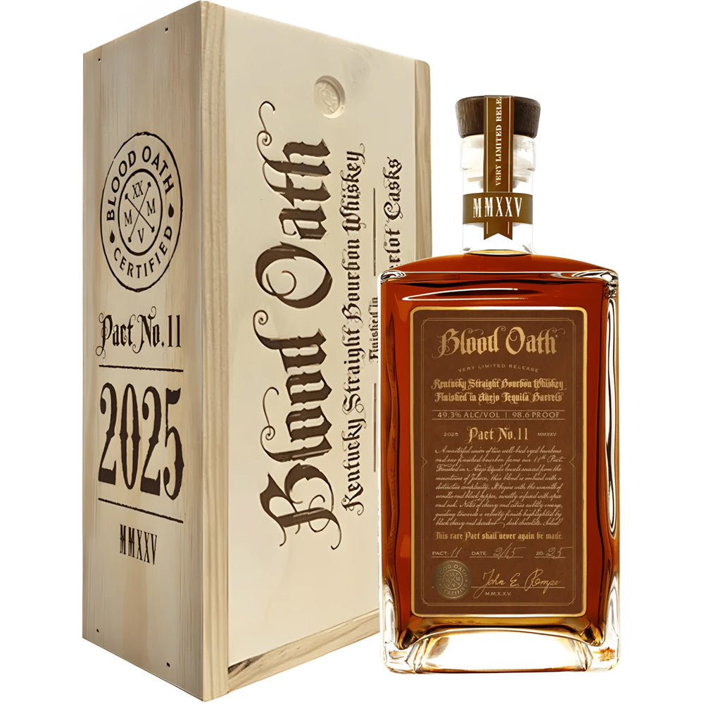 Blood Oath Pact No. 11 Kentucky Straight Bourbon Whiskey | Bottle Engraving