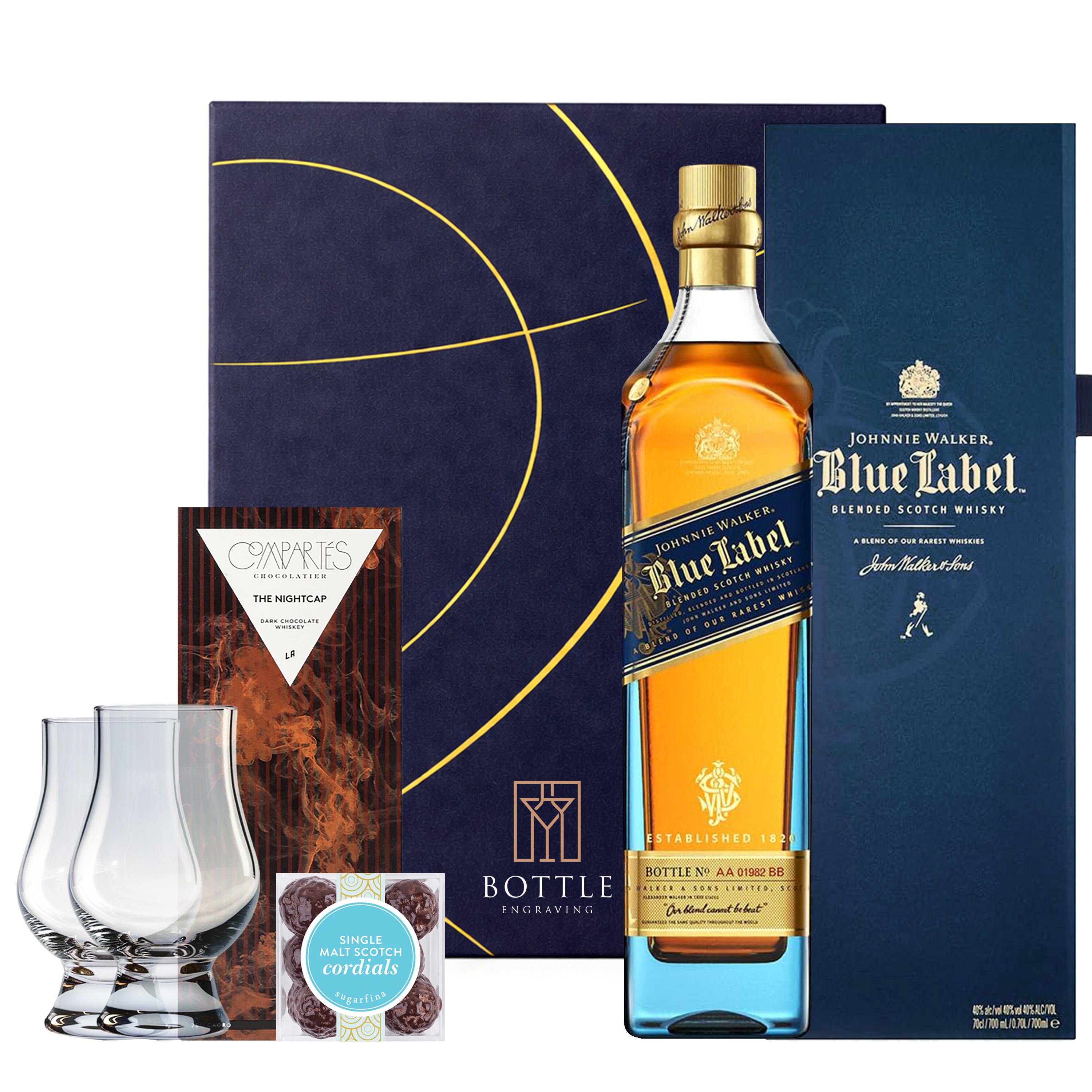 Johnnie Walker Blue Set – Bottle Engraving