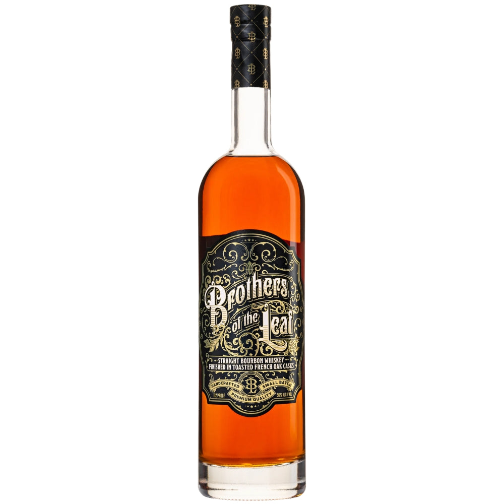 Brothers of the Leaf Finished in Toasted French Oak Casks Straight Bourbon Whiskey | Bottle Engraving LLC