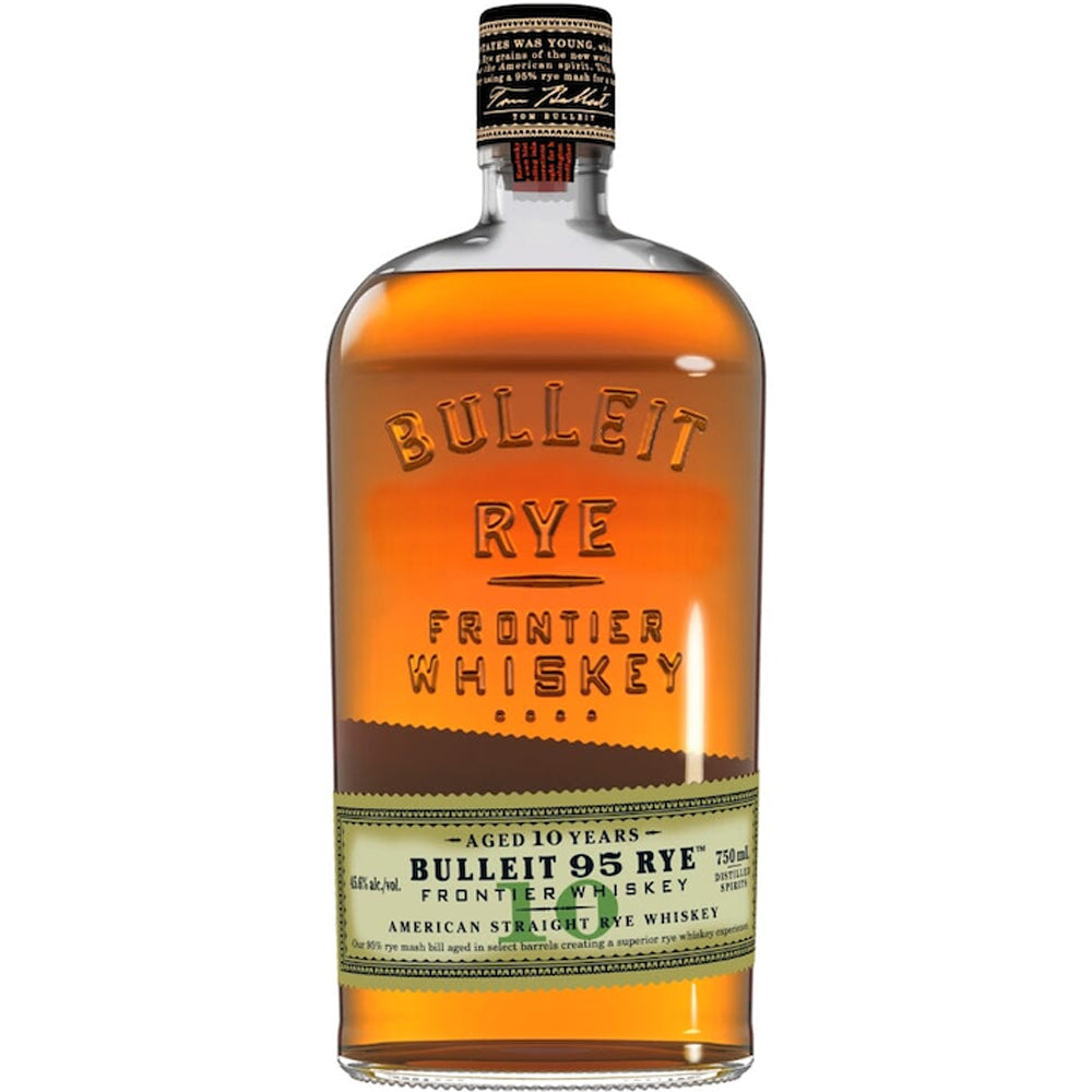 Bulleit 10 Year Old Straight Rye Whiskey | Bottle Engraving