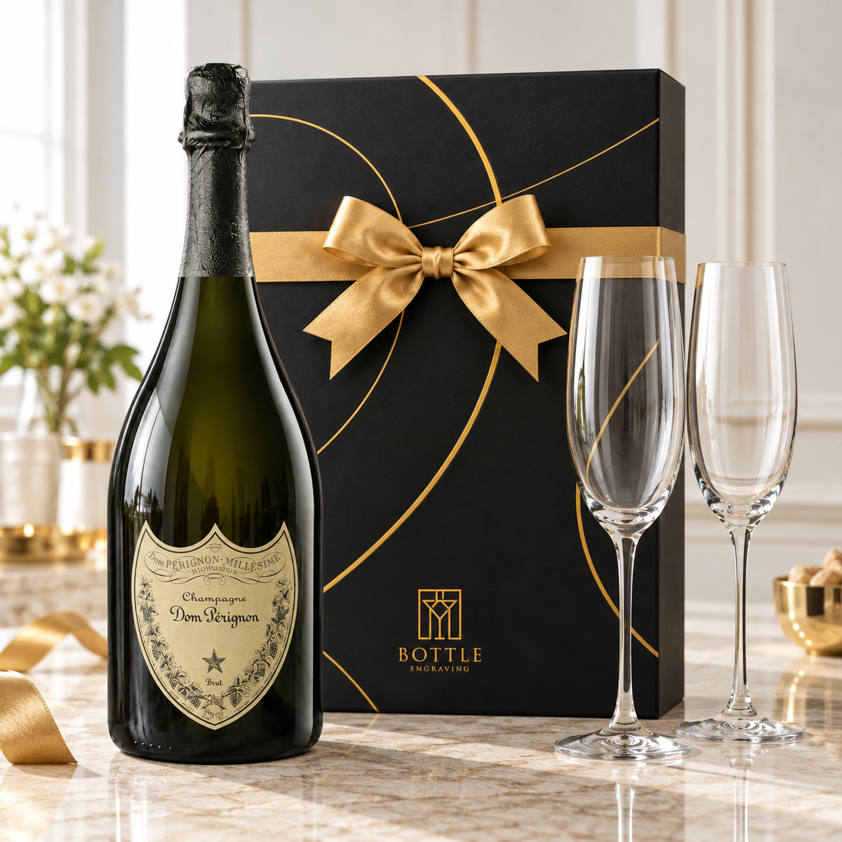 Dom Perignon Gift Set – Bottle Engraving