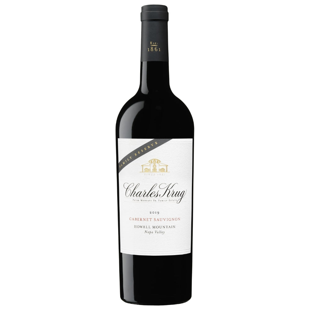 Charles Krug Family Reserve Howell Mountain Cabernet Sauvignon 2019 Wine | Bottle Engraving LLC