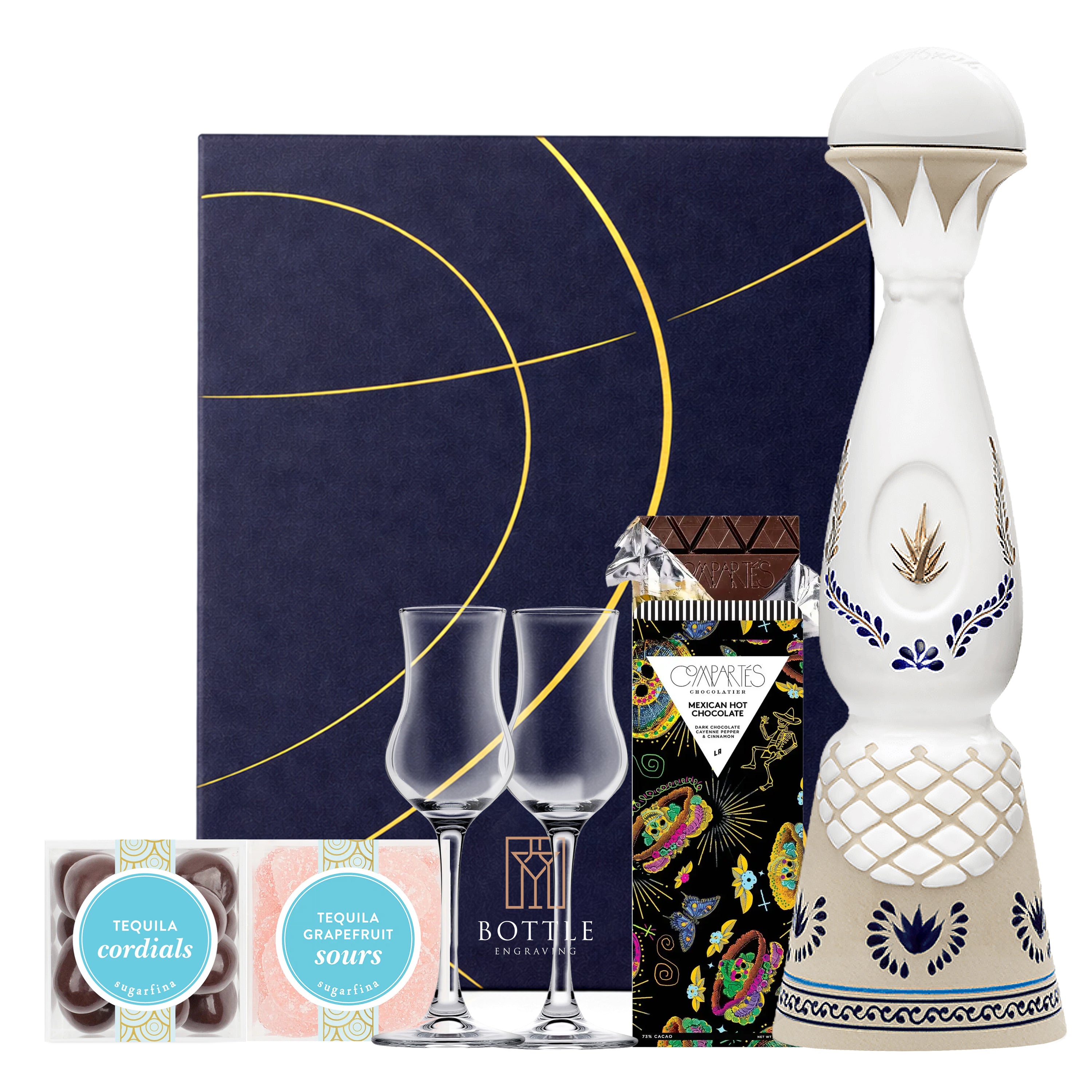 Clase Azul Anejo Tequila Gift Set - Bottle Engraving