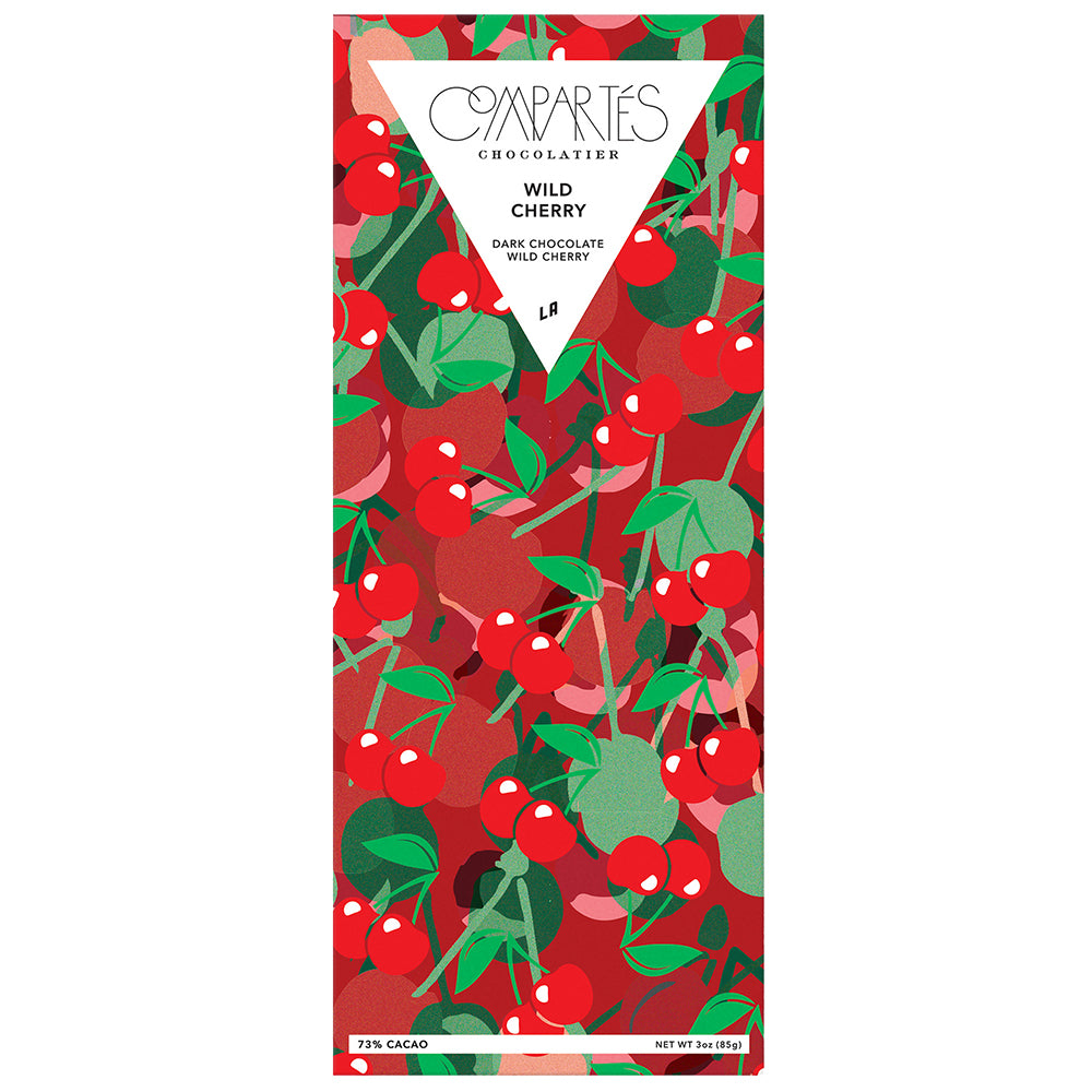 Compartés Wild Cherry Dark Chocolate Bar | Bottle Engraving