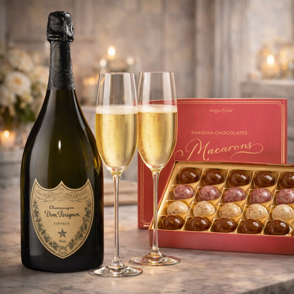 Dom Pérignon Brut Champagne Gift Set | Bottle Engraving