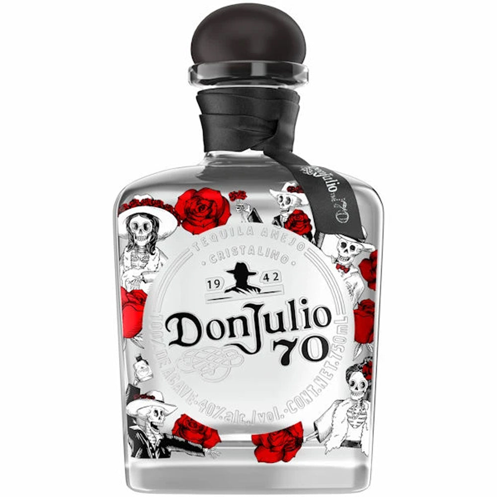Don Julio 70 Añejo Cristalino Day of the Dead Edition Tequila | Bottle Engraving