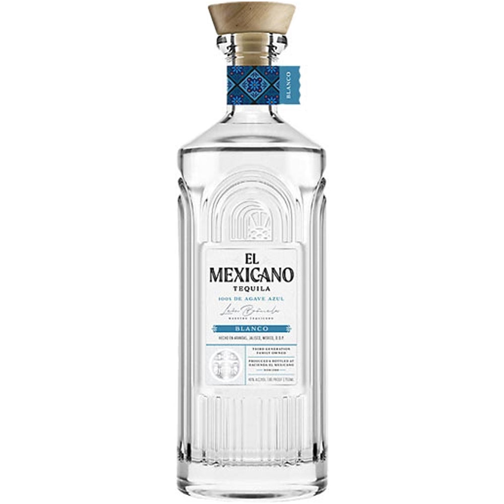 El Mexicano 100% Blue Agave Blanco Tequila | Bottle Engraving