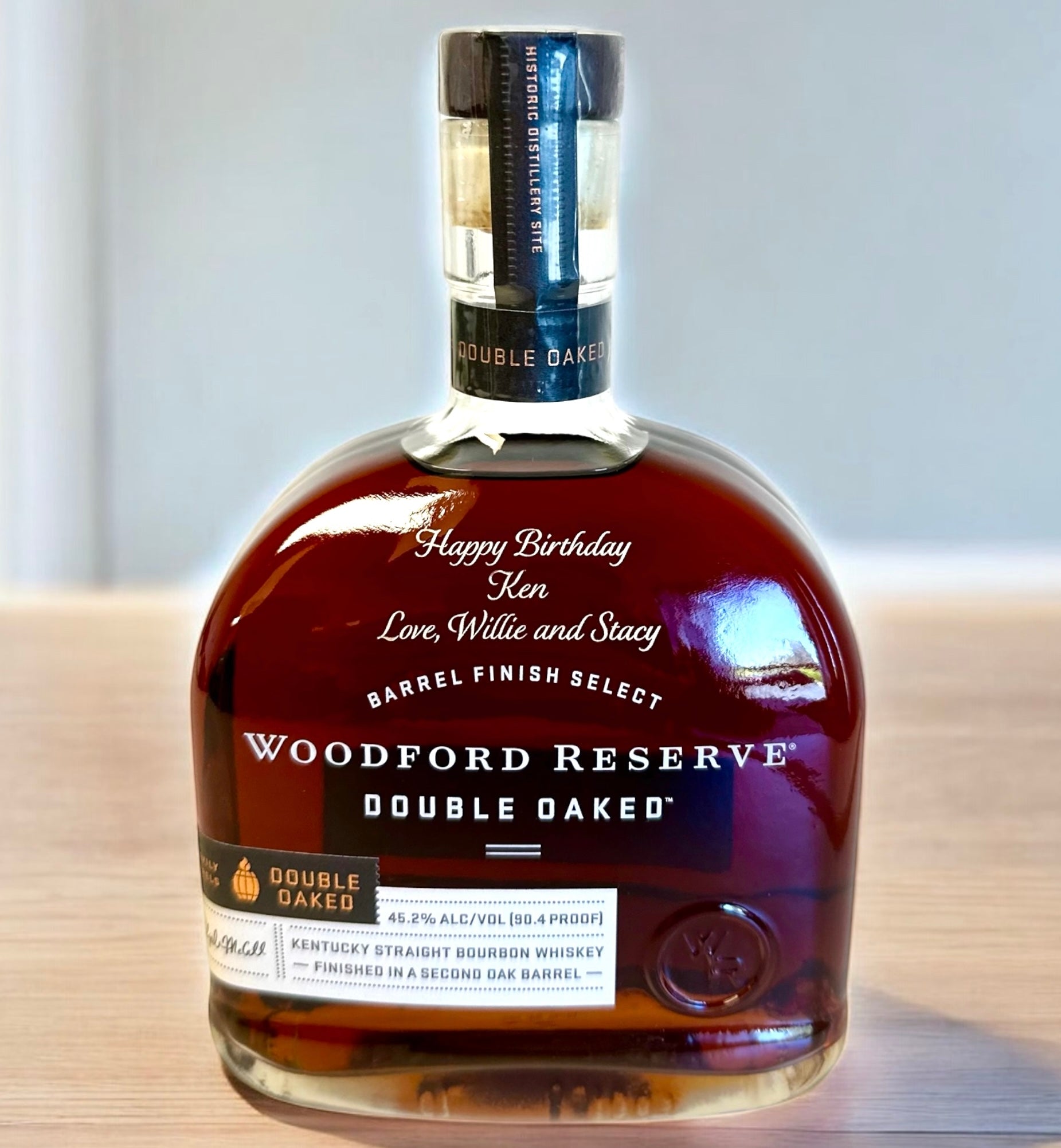 Woodford Reserve Double Oaked – Bottle Engraving