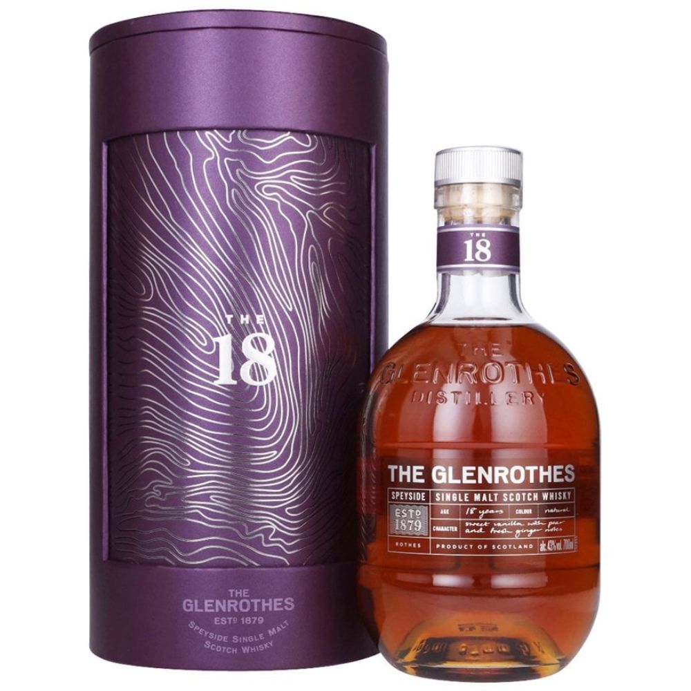 Glenrothes 18 Year Speyside Single Malt Scotch Whisky | Bottle Engraving LLC