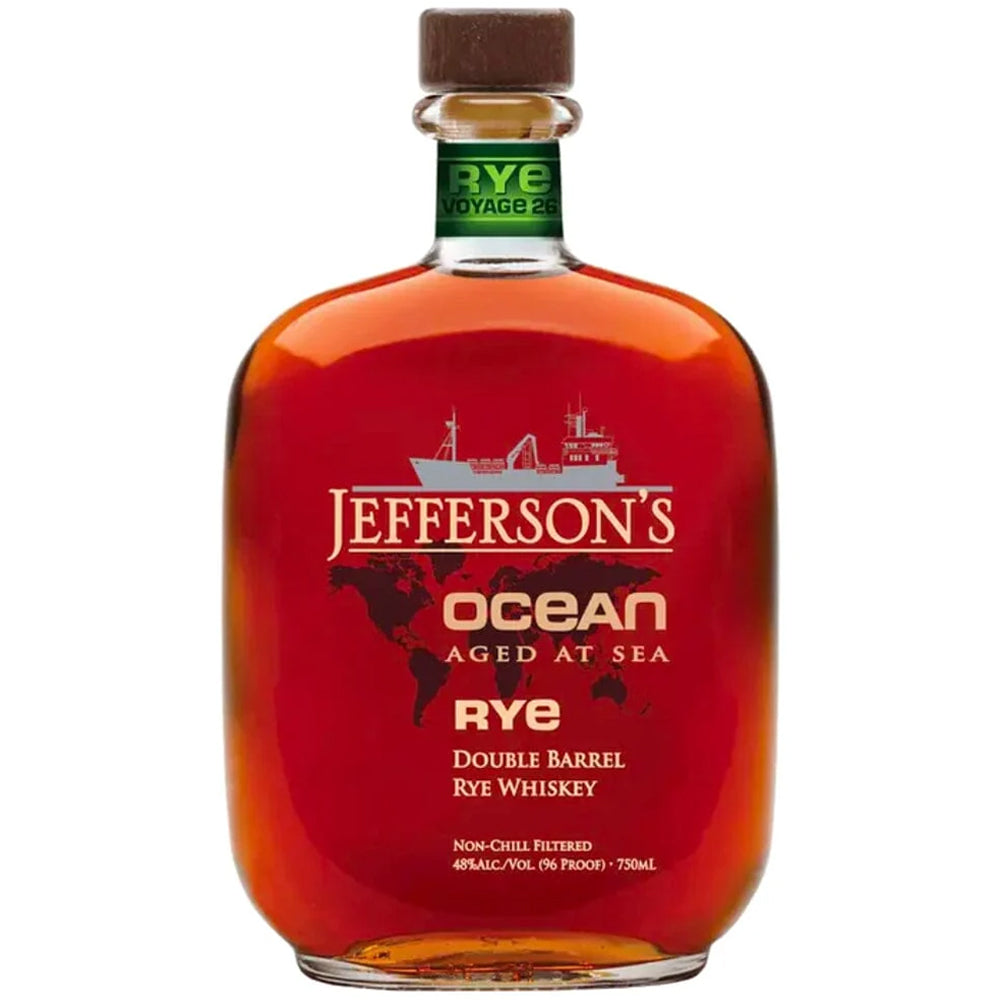 Jefferson’s Ocean Double Barrel Rye Whiskey | Bottle Engraving