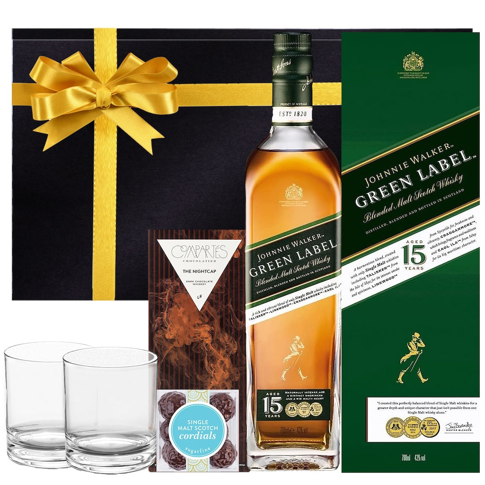 Johnnie Walker Green Set – Bottle Engraving