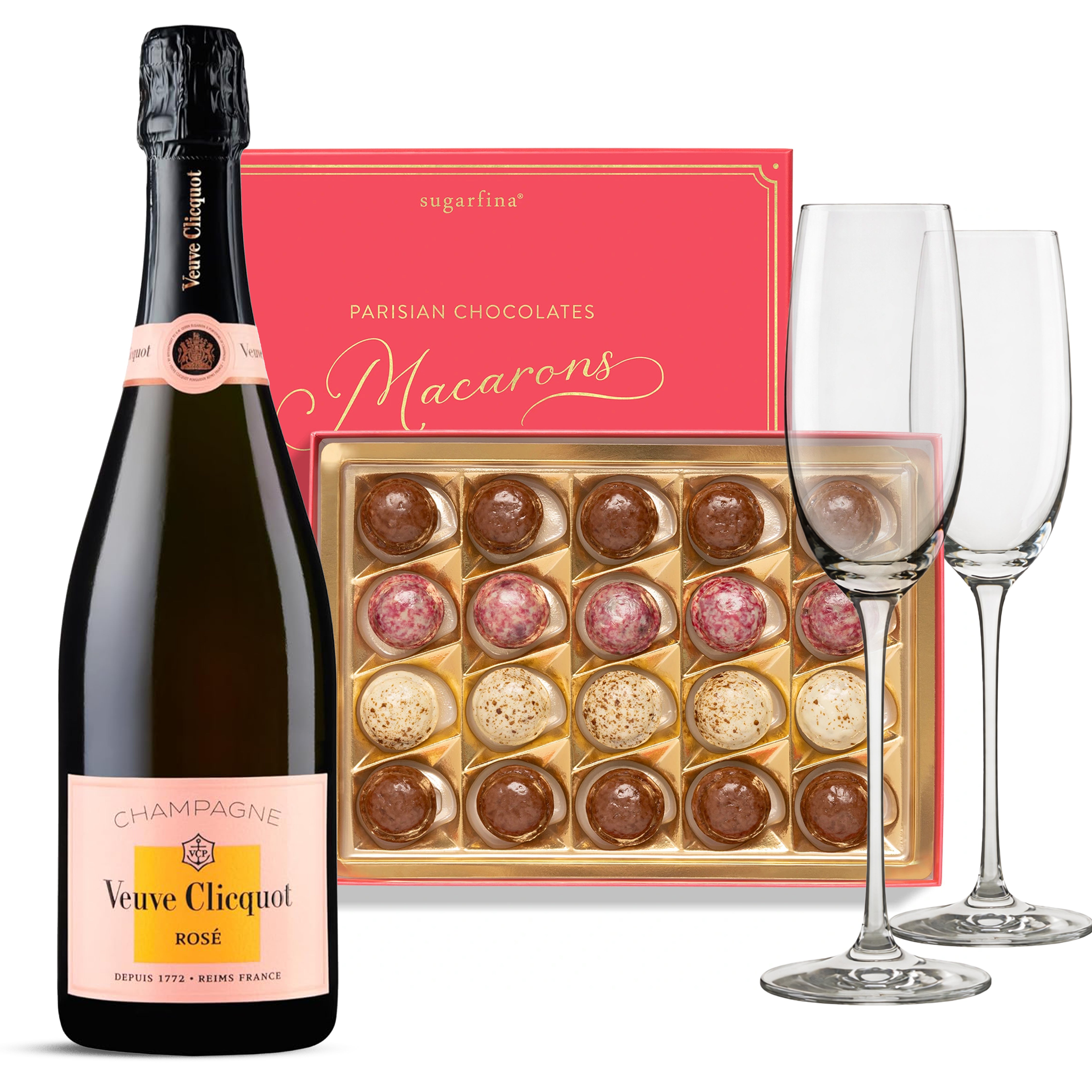Veuve Clicquot & Parisian Macarons Champagne Gift Set with