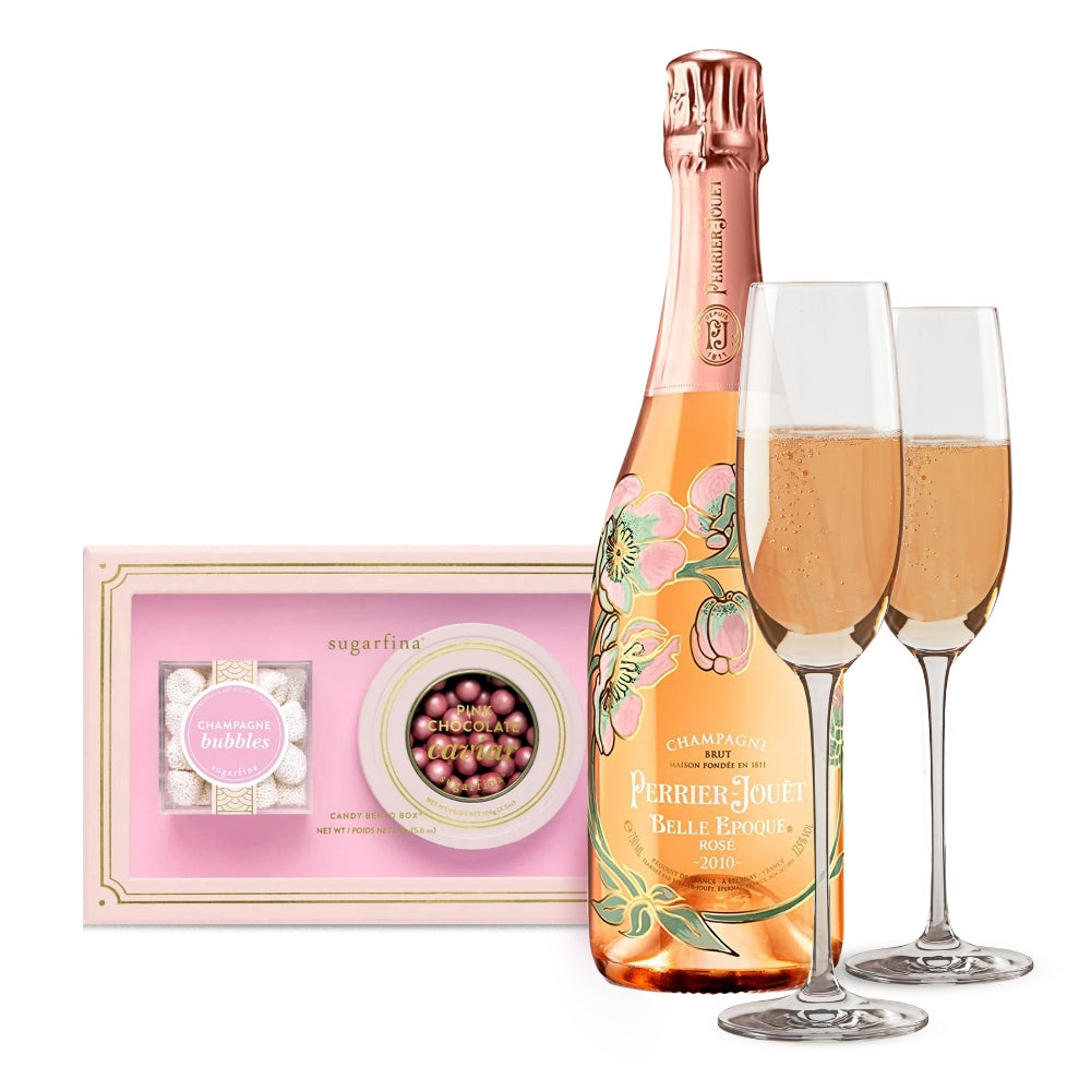 【国産】 Rose Epoque Belle Perrier-Jouet Champagne with Caviar & ワイン