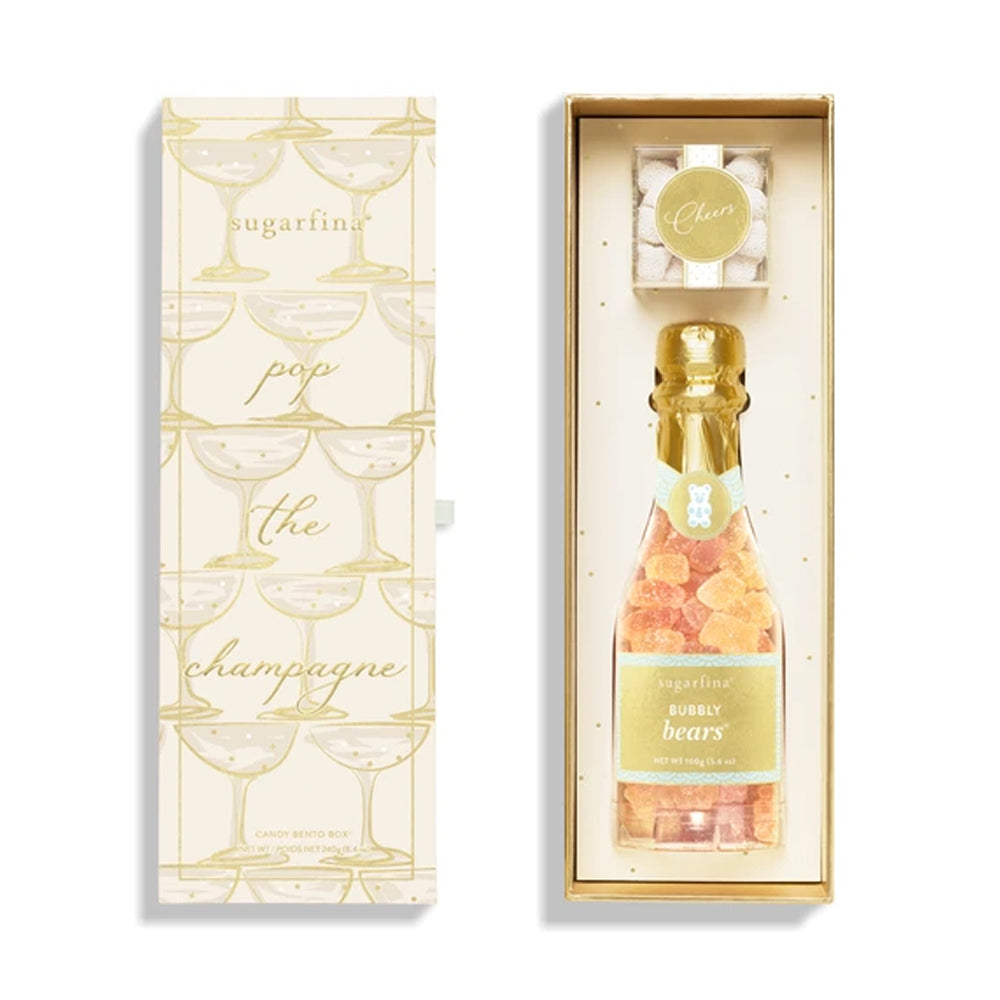 Sugarfina Pop The Champagne Bottle & Cube Gift Box | Bottle Engraving