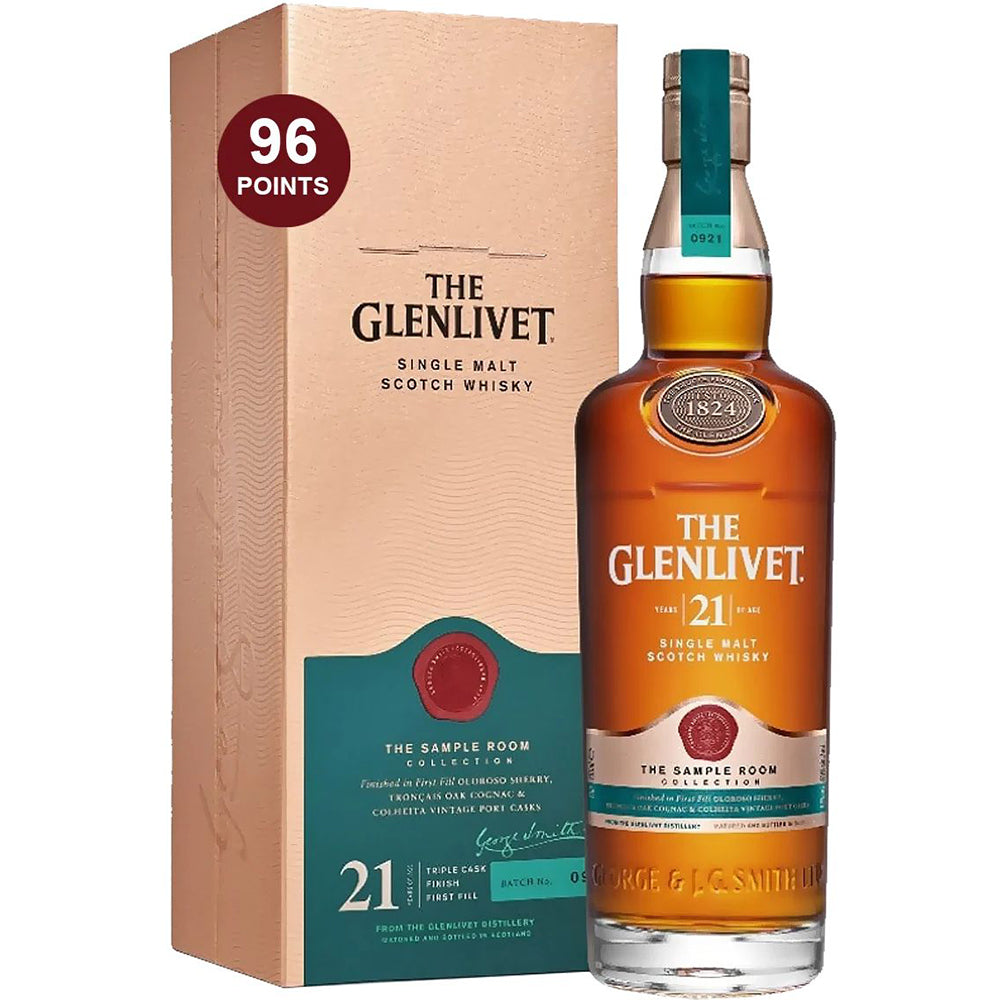 The Glenlivet 21 Year Old Sample Room Collection Single Malt Scotch Whisky | Bottle Engraving