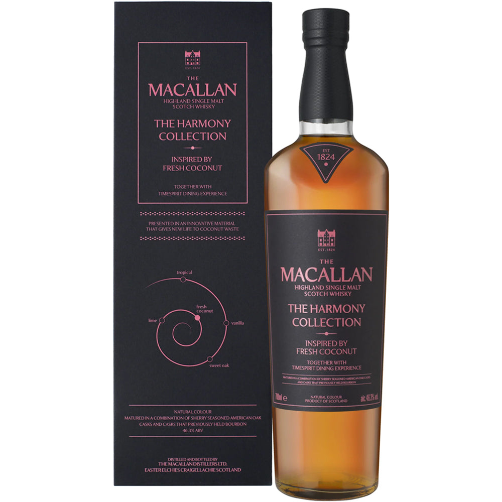 The Macallan Harmony Collection Inspired by Fresh Coconut Scotch Whisky | Bottle Engraving