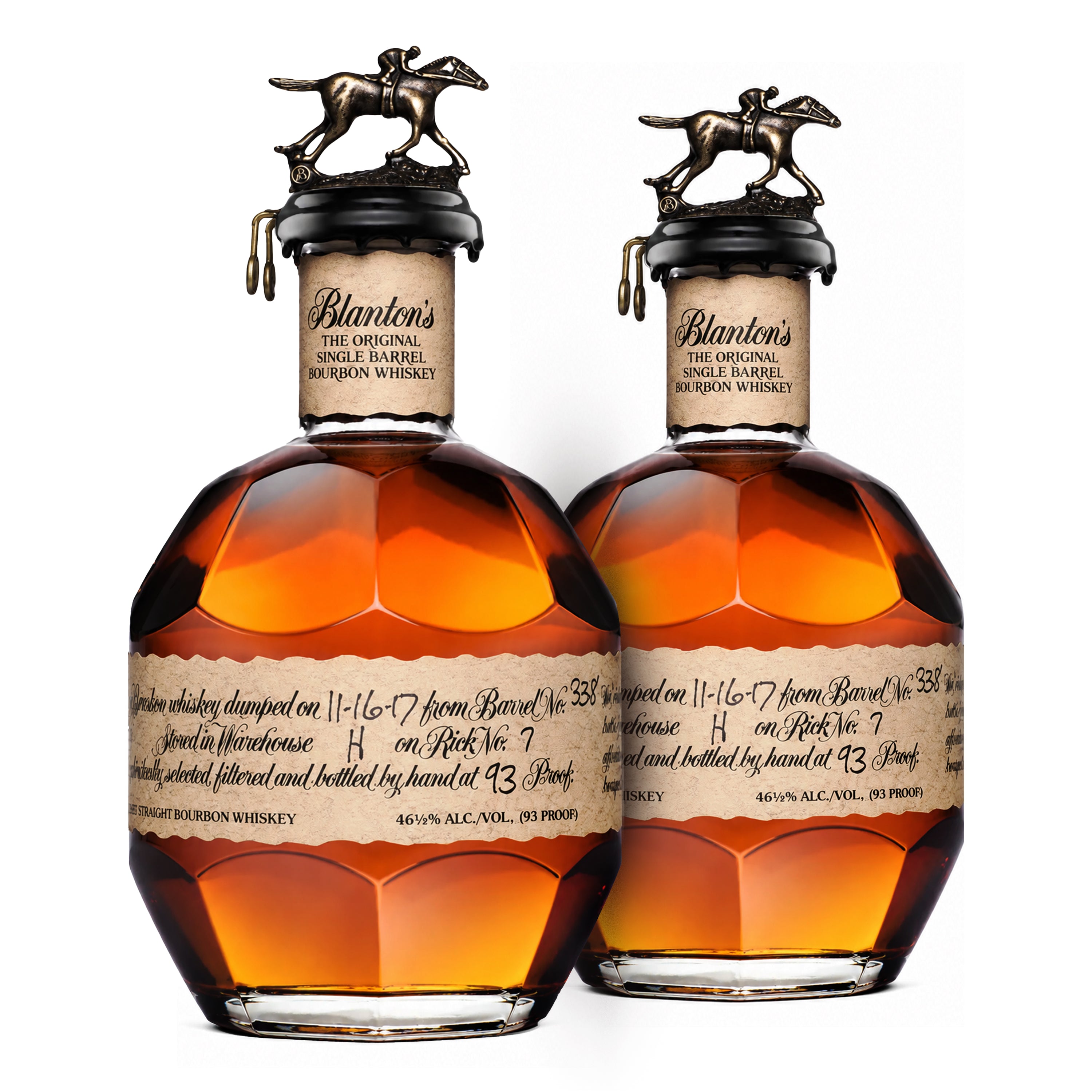 Blanton's Single Barrel 2-Bottle – Bottle Engraving Blanton's Single Barrel 2-Bottle – Bottle Engraving
