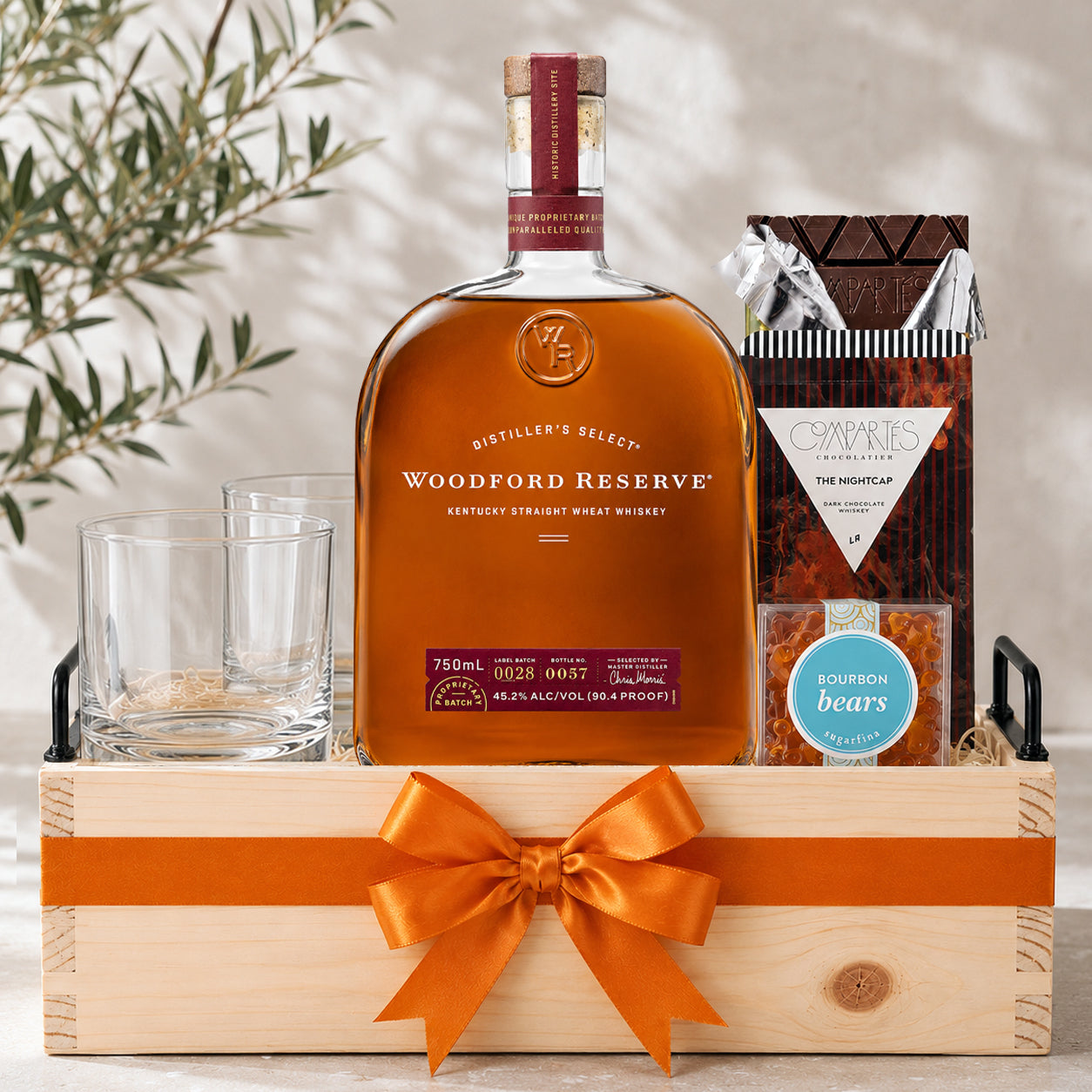 Woodford Reserve and Glasses Whiskey Gift Set – Bottle Engraving