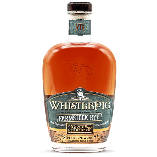 WhistlePig Farm Farmstock Beyond Bonded Straight Rye Whiskey - Botle Engraving