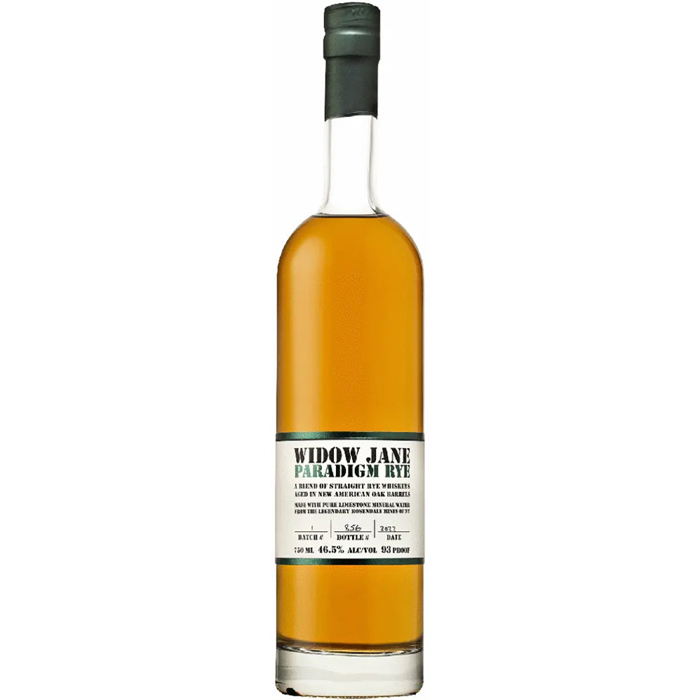 Widow Jane Paradigm Rye Whiskey | Bottle Engraving