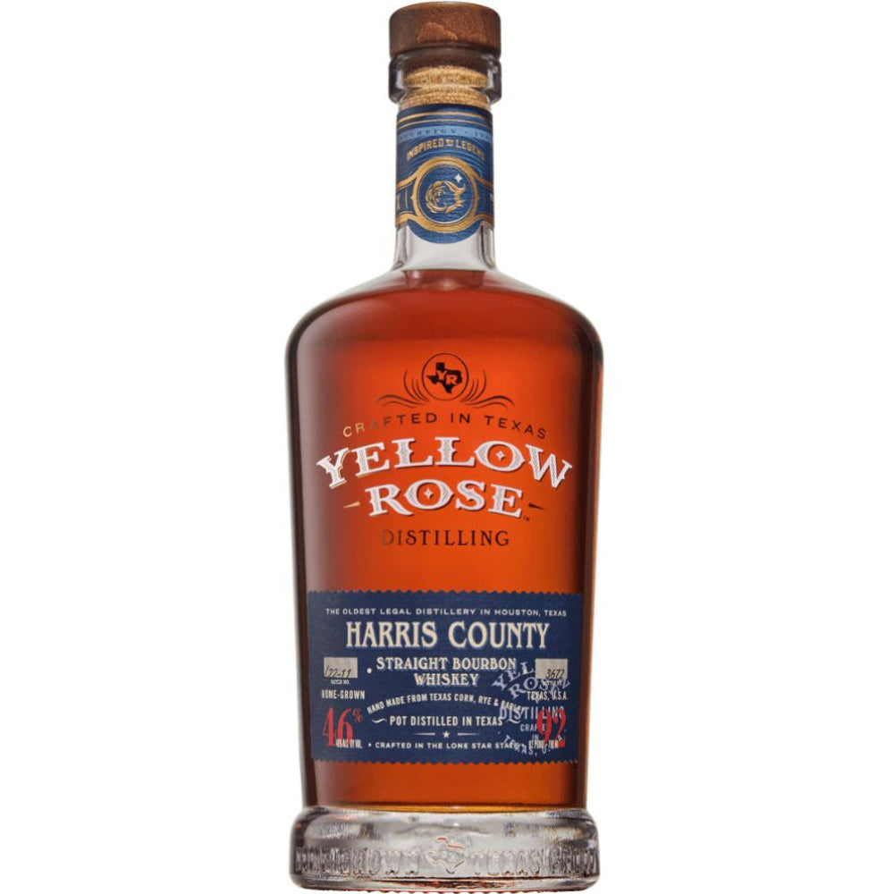 Yellow Rose Harris County Bourbon | Bottle Engraving LLC