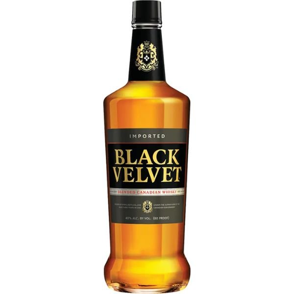 Black Velvet Canadian Whisky - Bottle Engraving