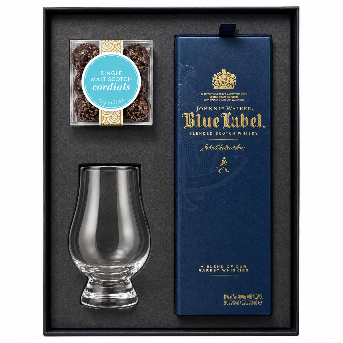 Johnnie Walker Blue 200ml Set – Bottle Engraving