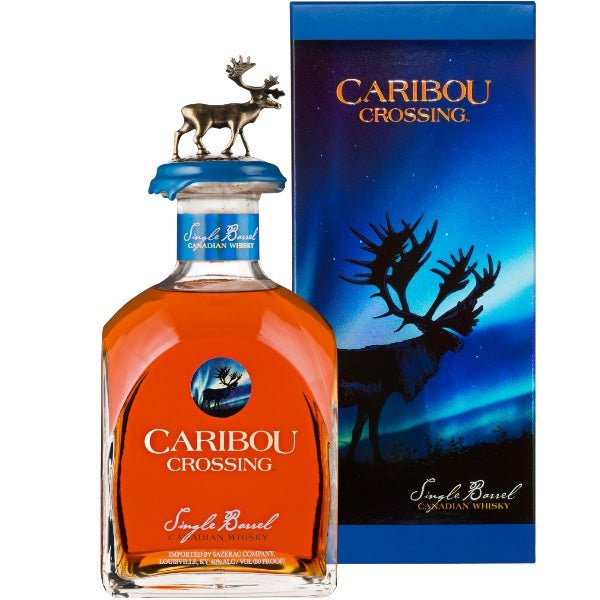 Caribou Crossing Single Barrel Canadian Whisky - Bottle Engraving