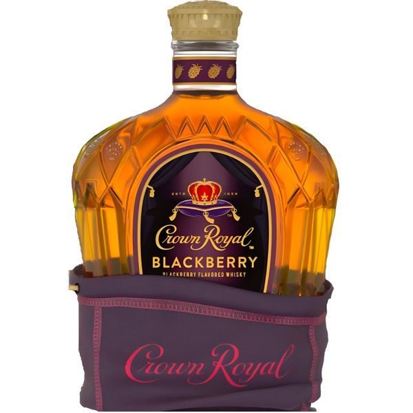 Crown Royal Blackberry Flavored Canadian Whiskey - Bottle Engraving
