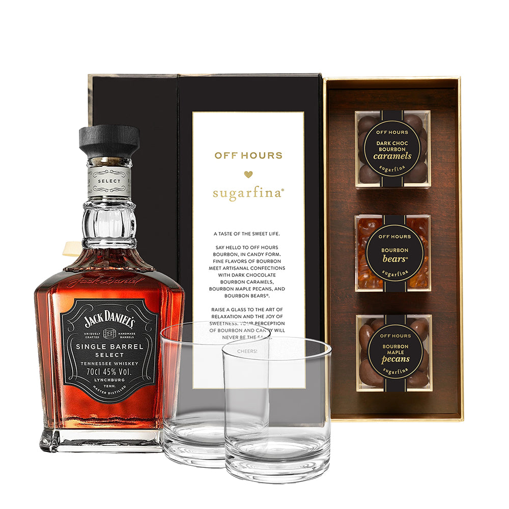 Jack Deniela Bourbon Gift Set - Bottle Engraving