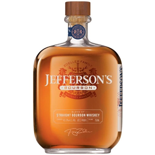 Jefferson's Straight Bourbon Whiskey - Bottle Engraving