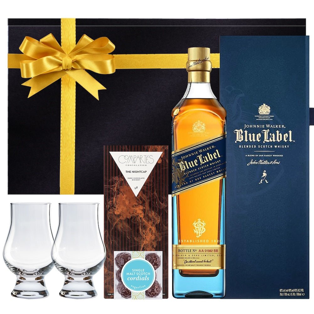 Johnnie Walker Blue Label Blended Scotch Whiskey Gift Set - Bottle Engraving