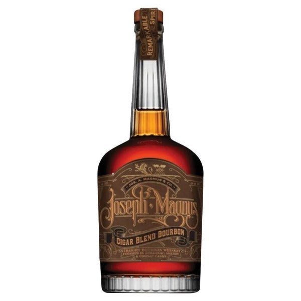 Joseph Magnus Cigar Blend Kentucky Bourbon Whiskey - Bottle Engraving