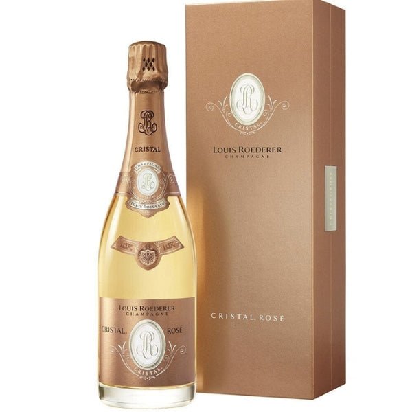 Louis Roederer Cristal Rose Champagne - Bottle Engraving