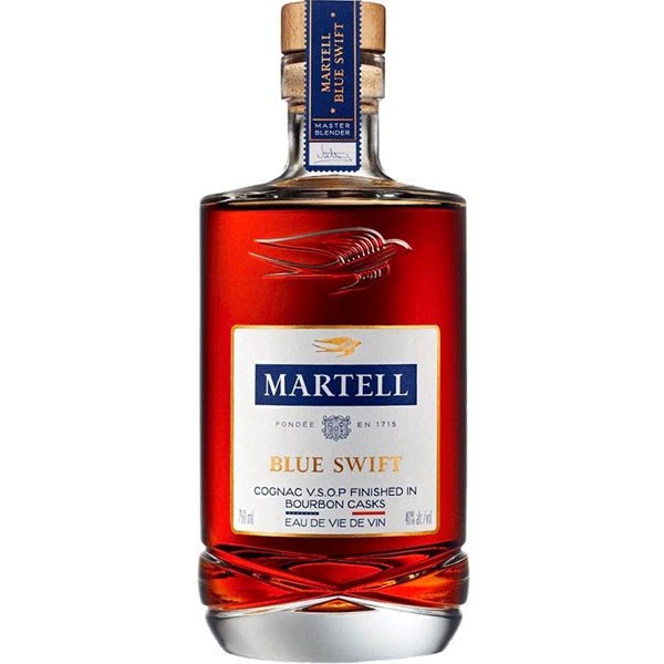 Martell Blue Swift VSOP Finished in Bourbon Casks Cognac - Bottle Engraving